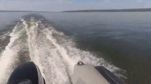 Сурское с лодки! Вот это я понимаю отдых! HDX9.9 NorVik 340