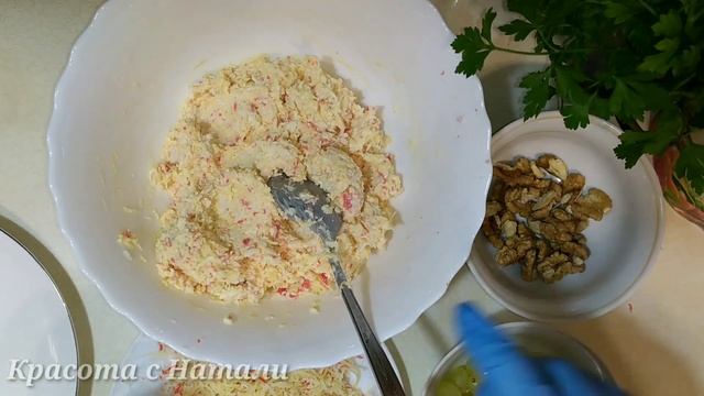 Праздничная ЗАКУСКА РАФАЭЛЛО. Сырные шарики с Крабовыми Палочками