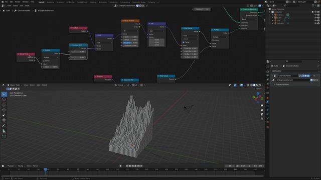 LIVENODING First Look Duplicate Elements of Geometry Nodes