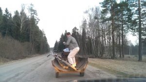 КАК НАДО ЕЗДИТЬ НА МОТОБЛОКЕ!!!  Не повторять!