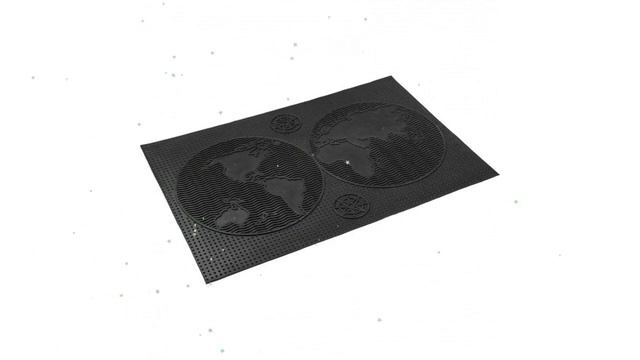 Коврик придверный 40х60 см, черный, Континенты (Vortex) обзор 22459 смотреть онлайн