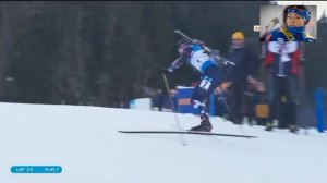 Биатлон. Кубок Мира 22/23. Гонка преследования. Мужчины. Анси