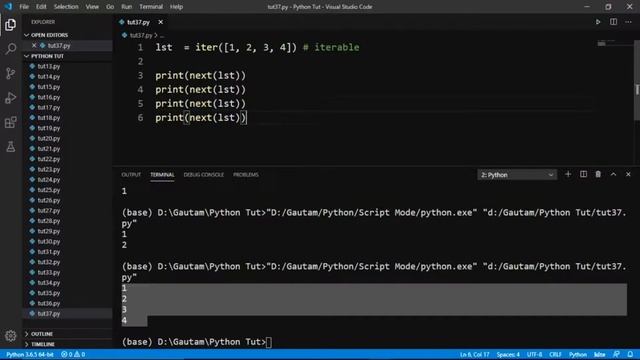 Python Iterators | Iterators And Iterables In Python | Python Tutorials For Absolute Beginners