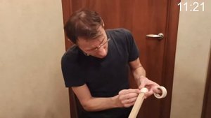 Идеальная обмотка хоккейной клюшки