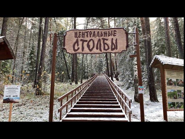 Заповедник столбы: Забрался на скалу "Дед" и встретил животных