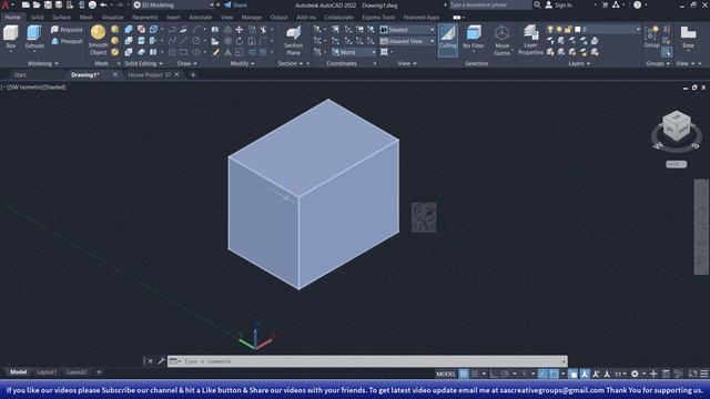 AutoCAD 3D House Design: 7 AutoCAD 3D Basic Introduction & Multiple 2D Floor | Hindi/Urdu | #autoca смотреть онлайн