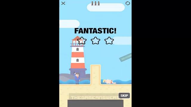 Mr Bullet Chapter 4 BULLET BEACH Level 49-64. 3 Stars Walkthrough смотреть онлайн