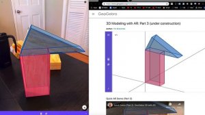 Come Explore GeoGebra 3D with Augmented Reality!