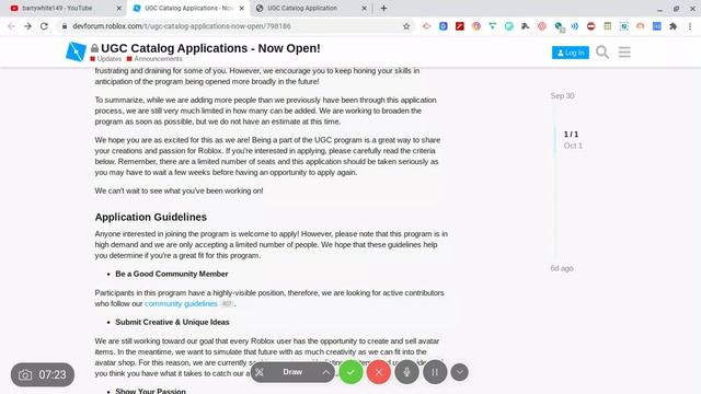 UGC Catalog Application Update-- Roblox Developer Forum