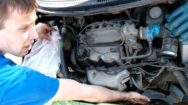 Промывка системы охлаждения двигателя, Daewoo Matiz смотреть онлайн