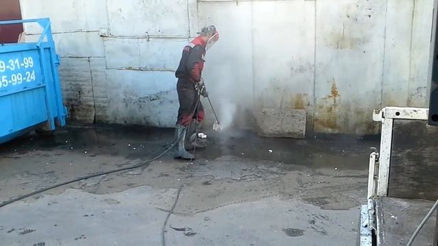 Гидроструйная очистка поверхности(4) смотреть онлайн