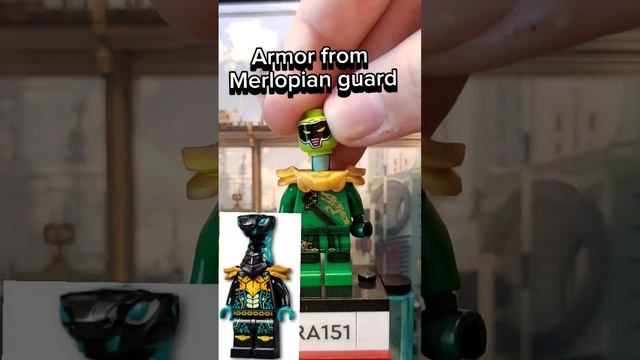 How to make Lloyd from #legoninjago #dragonsrising #lego #crystalized #ninjago #lloyd  #custom смотреть онлайн