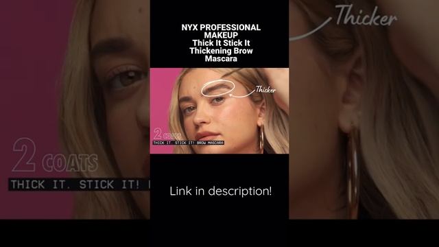 NYX PROFESSIONAL MAKEUP Thick It Stick It Thickening Brow Mascara✨ смотреть онлайн