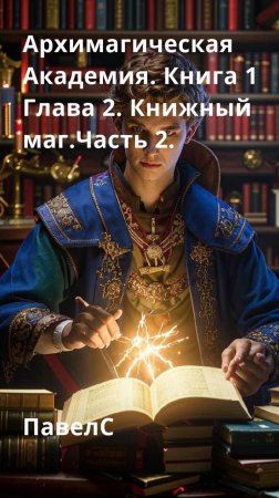 Архимагическая Академия. Книга 1. Глава 2. Пролог. Книжный маг. Часть 2.