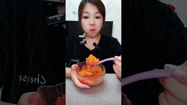 ASMR RAW SEA GRAPES PLATTER YELLOW, GREEN, BLACK TOBIKO EGGS | ASMR EATING SOUNDS | ASMR LyLy #089 смотреть онлайн