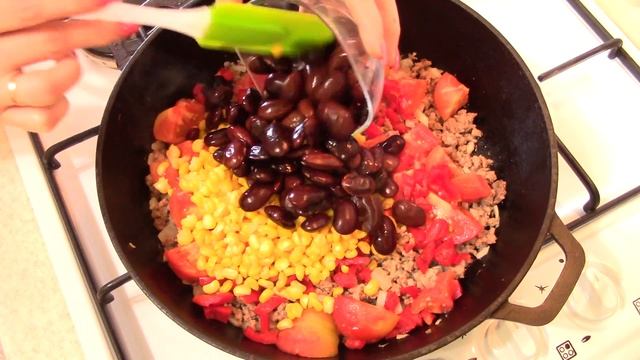 Рис с овощами и фаршем. Рис по-мексикански. Просто, вкусно, красиво!