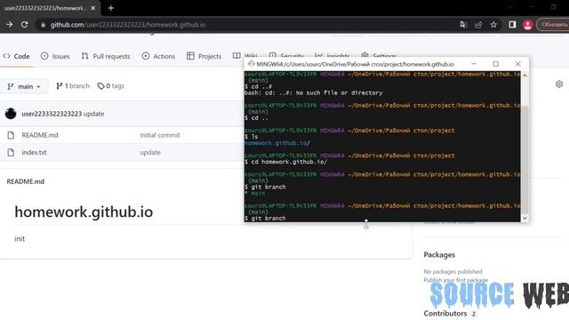 GITHUB – система веток смотреть онлайн