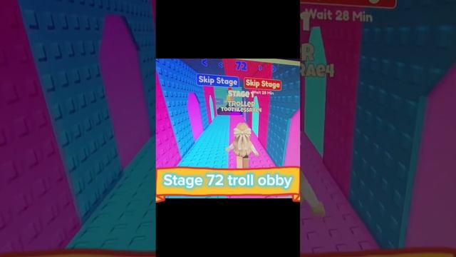 Stage 74 troll obby roblox!