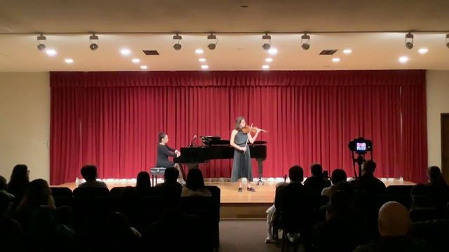 Student Recital | Maria Kuznetsova, violin and Kristina Anglinz, piano смотреть онлайн
