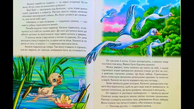 Казки українською. Гидке каченя. Казки Андерсена. Аудіоказка. Казка на ніч