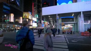 Night Walk in NEW YORK CITY ? Times Square, Manhattan NYC