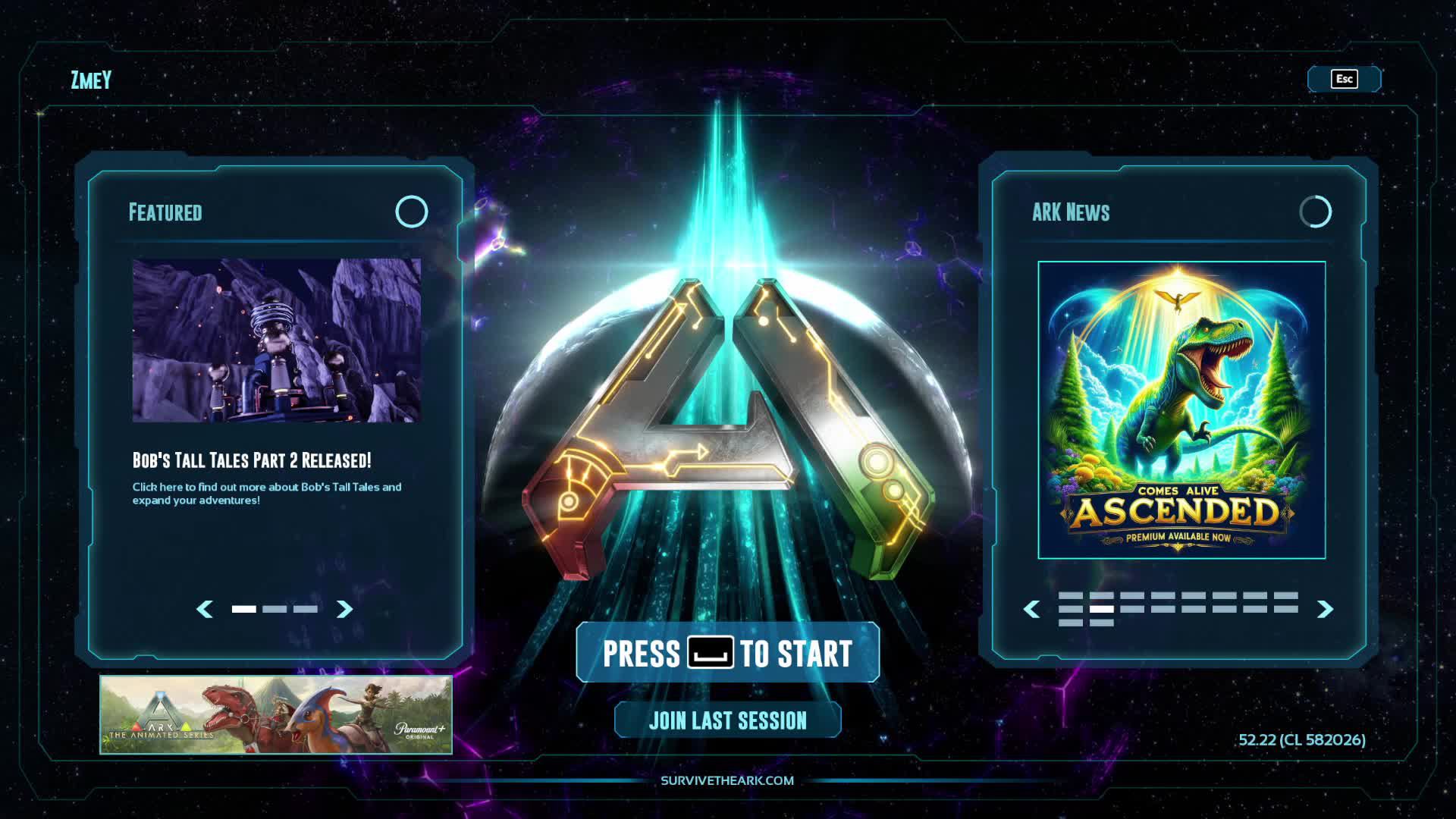 Старт выживания ARK Ascended на карте Abberation