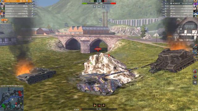 AMX CDA 105, EMIL 1951 & Super Hellcat • WoT Blitz Gameplay смотреть онлайн