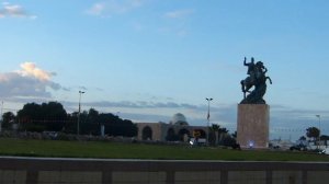 Tourism in Tunisia sfax .  Statue of the first president of Tunisia  تمثال الزعيم . الحبيب بورقيبة