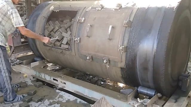 Галтованная брусчатка производство