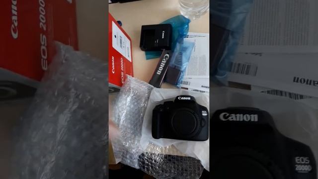 Canon Eos 2000D Unboxing смотреть онлайн