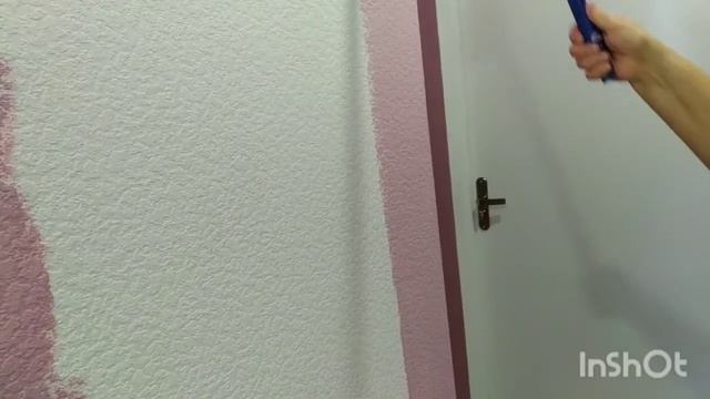 Покраска обоев.