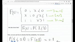 Cumulative Distribution Function