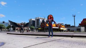 Spider-Man PS4 vs The Falcon (Captain America Suit)