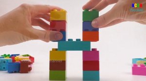 Учим русский Алфавит от А до Я с Лего Дупло| Учим Цвета с Конструктором Лего | Делаем Огромные Букв