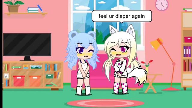 Freya and Maya's game - Gacha pee in diaper challenge **GONE WRONG** смотреть онлайн