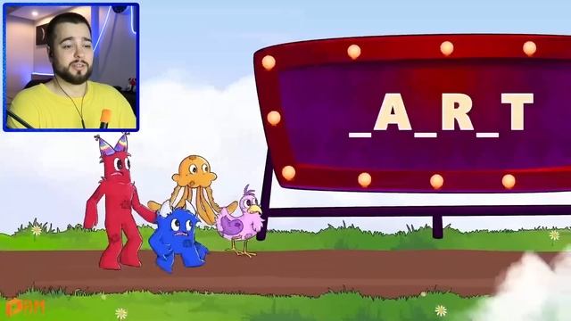 БАНБАН ЛЮБИТ БЛЮ ? RAINBOW FRIENDS И GARTEN OF BANBAN АНИМАЦИИ смотреть онлайн