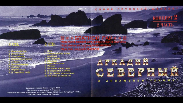 Аркадий Северный (Звездин) «С анс. «Химик» 2-й концерт» 1978