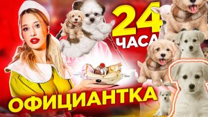 На 24 часа стала ОФИЦИАНТКОЙ