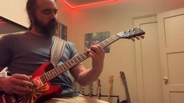 Riffs on the RIck Beato Les Paul signature guitar смотреть онлайн