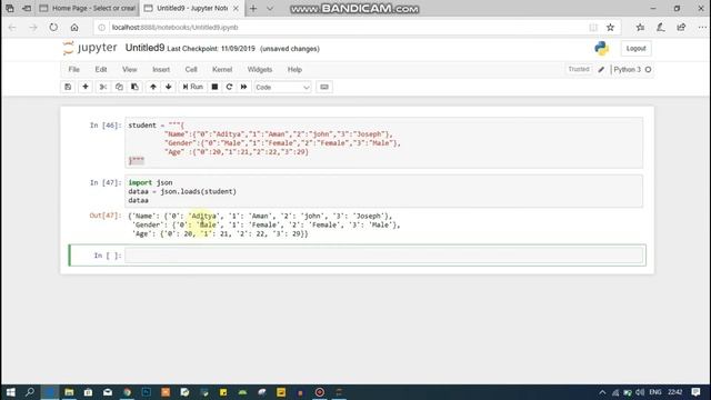 Pandas for Data Analysis: How to load the JSON file and excel file | Pandas read JSON file