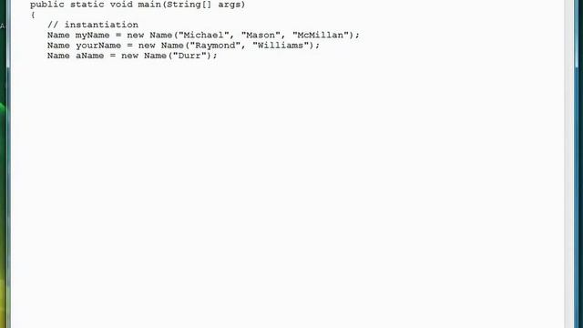 Chapter 5 : toString Method, Creating Class Objects