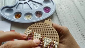 Двусторонняя вышивка бисером