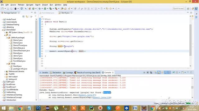 Selenium Tutorial | assertNotEquals() in Selenium|TestNG|Selenium automation java