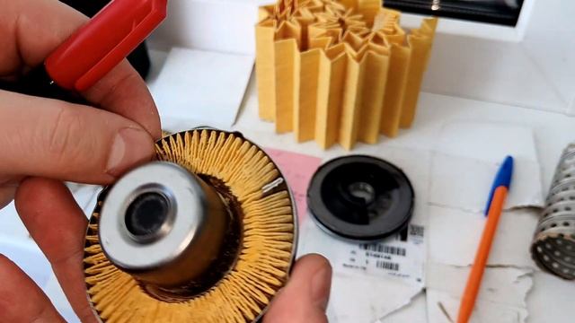 Распил масляного фильтра EUROREPAR E149148 (типоразмер МАНН W719/14) смотреть онлайн