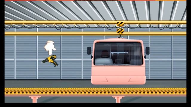 Автобусный завод Builder Game. Мультик для детей про автобус смотреть онлайн