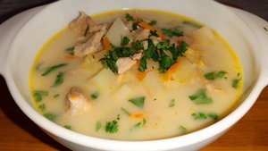 Вкуснейший сырный суп с чечевицей