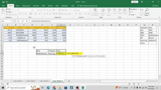 Index Match Excel | How to use Index Match | Excel INDEX + MATCH Formula Explained