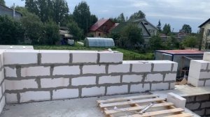 Возведение стен мансардного этажа
