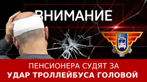Пенсионера судят за удар троллейбуса головой