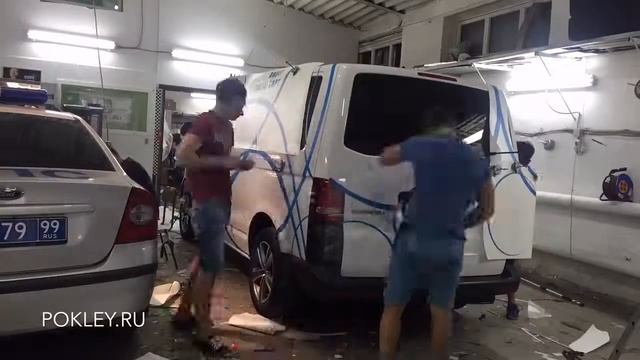 Оклейка автомобиля для компании Лидо смотреть онлайн